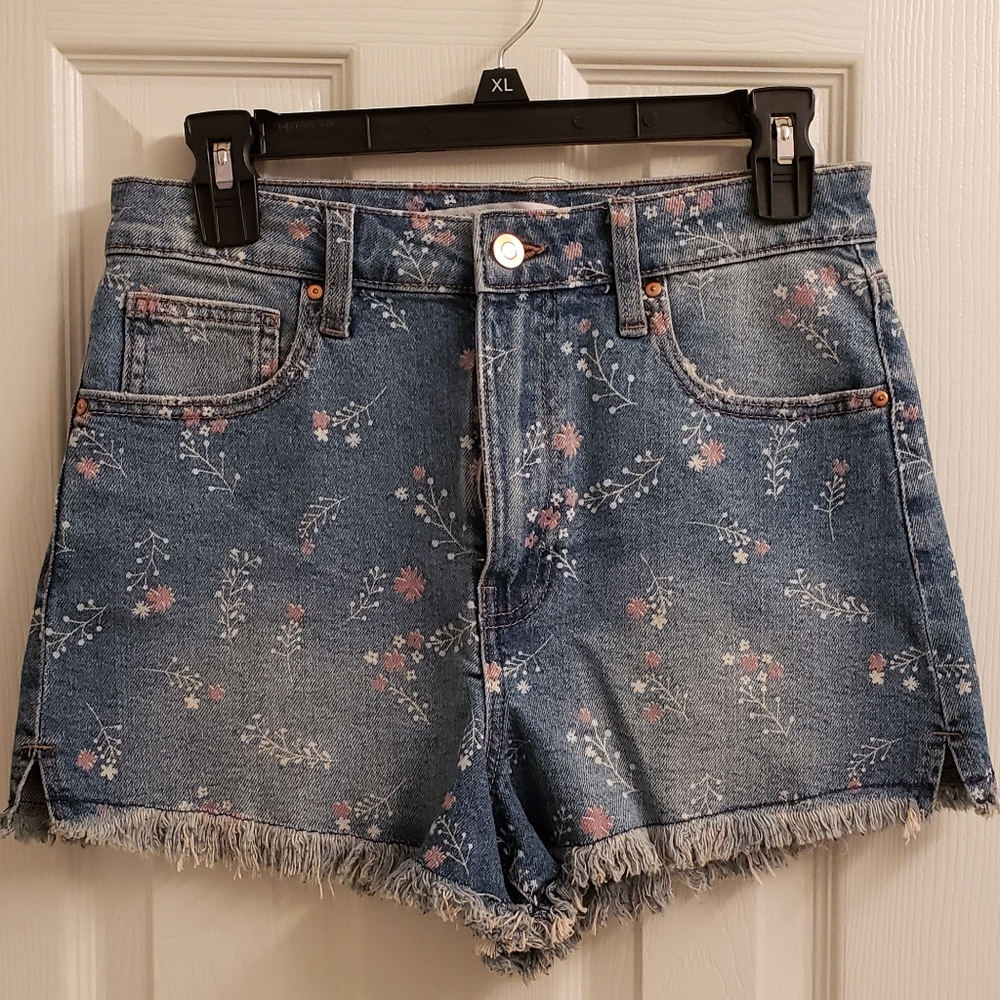Women's/Juniors Denim print shirts, size 9/29, by Celebrity Pink